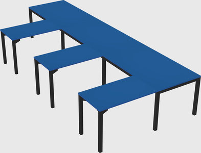 L-shaped desk
