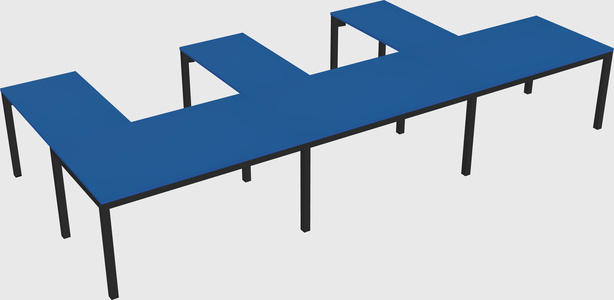 L-shaped desk