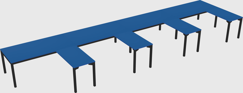L-shaped desk