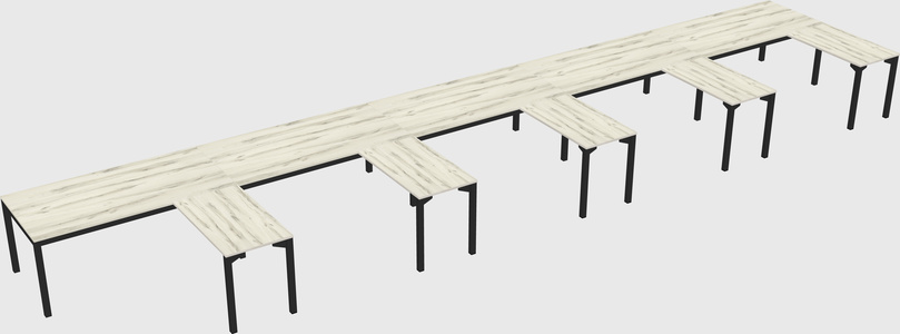 L-shaped desk