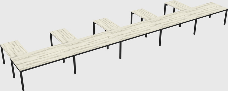 L-shaped desk