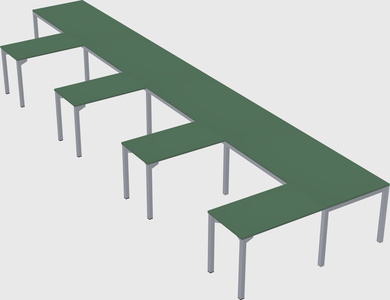 L-shaped desk