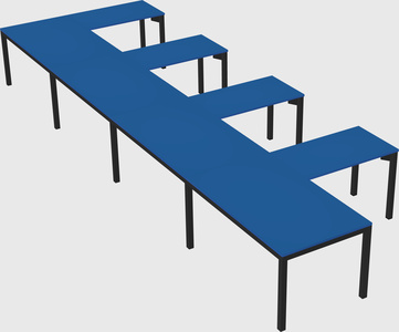 L-shaped desk