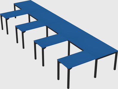 L-shaped desk