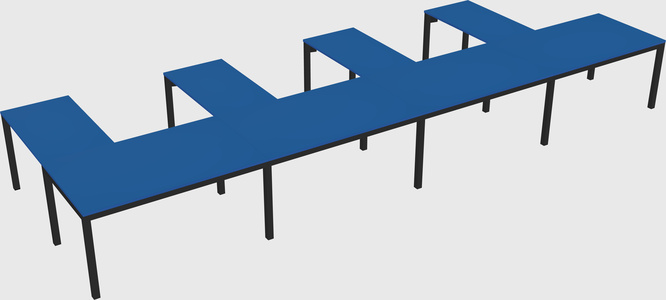 L-shaped desk