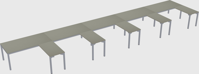 L-shaped desk