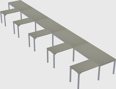 L-shaped desk