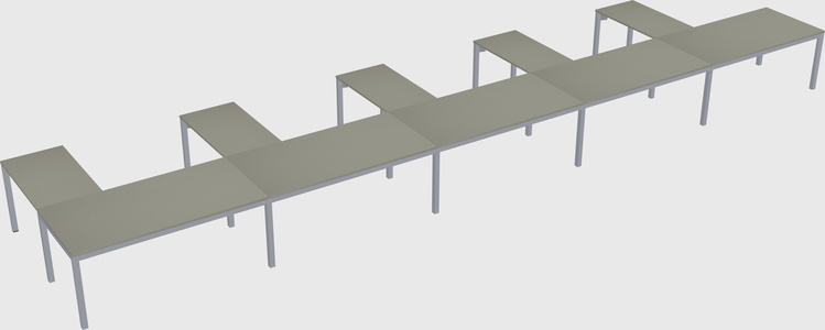 L-shaped desk