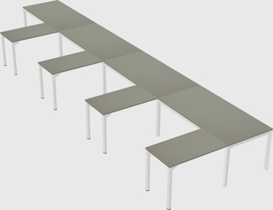 L-shaped desk