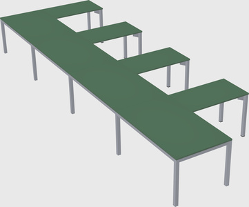 L-shaped desk