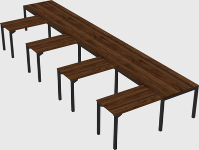 L-shaped desk