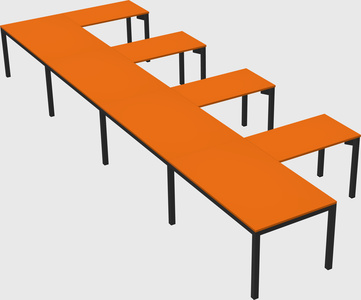 L-shaped desk