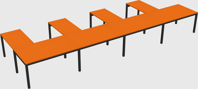 L-shaped desk