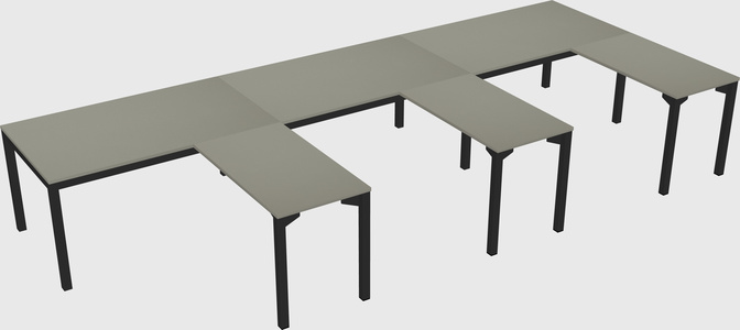 L-shaped desk