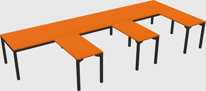 L-shaped desk