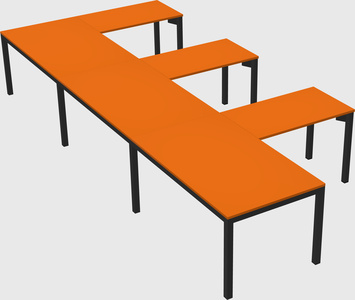 L-shaped desk