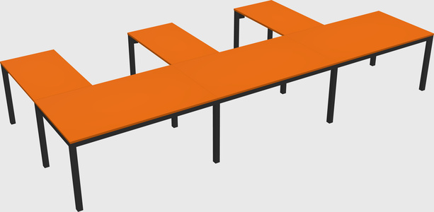 L-shaped desk