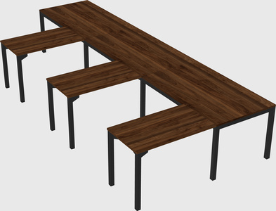 L-shaped desk