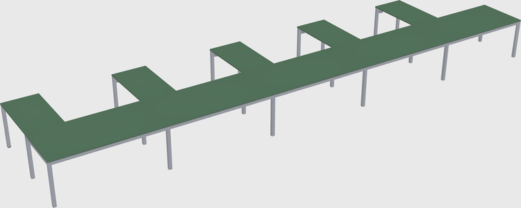 L-shaped desk