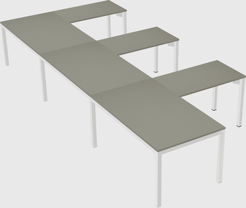 L-shaped desk