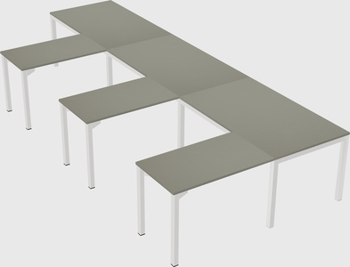 L-shaped desk