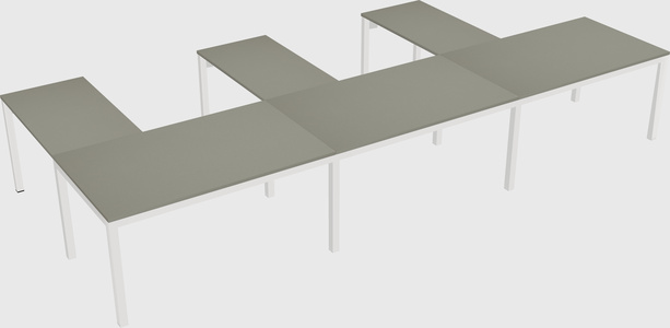L-shaped desk