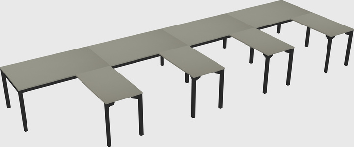L-shaped desk