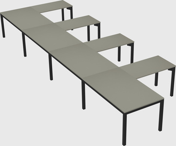 L-shaped desk