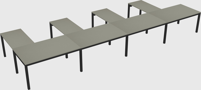 L-shaped desk
