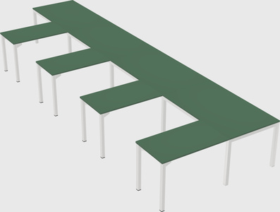 L-shaped desk