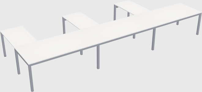 L-shaped desk