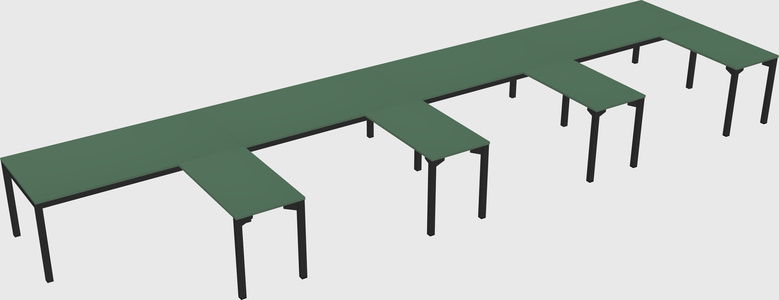 L-shaped desk