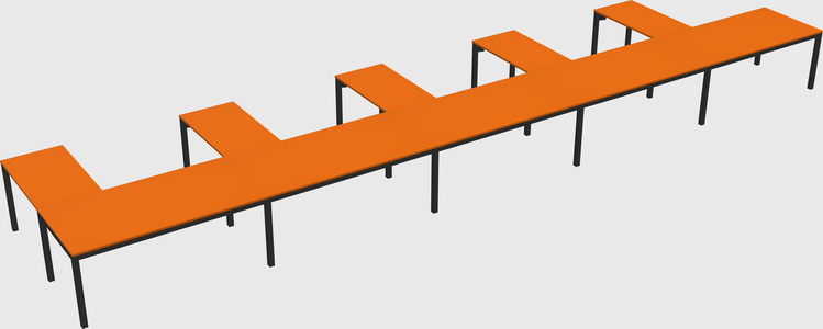 L-shaped desk