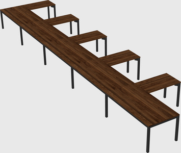 L-shaped desk