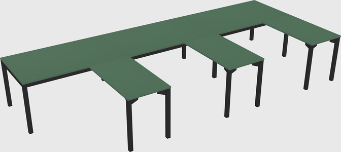 L-shaped desk