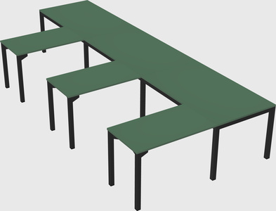 L-shaped desk