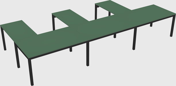 L-shaped desk