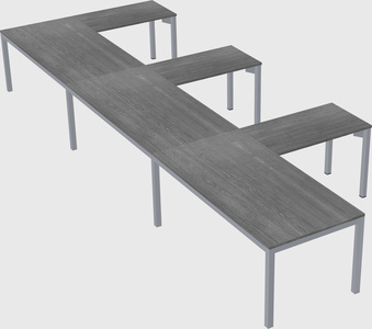 L-shaped desk