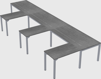 L-shaped desk