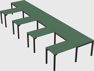 L-shaped desk