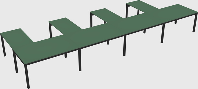 L-shaped desk