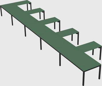 L-shaped desk