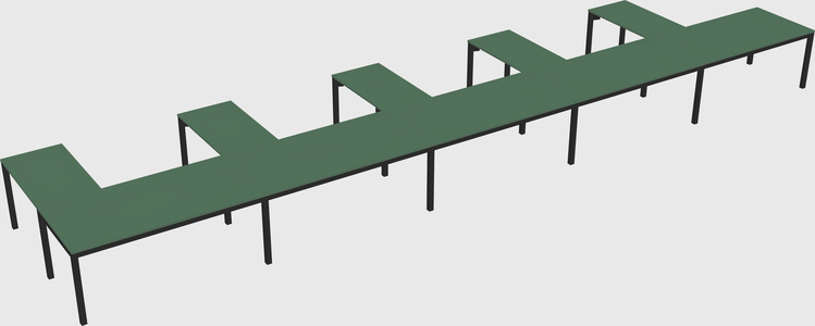 L-shaped desk