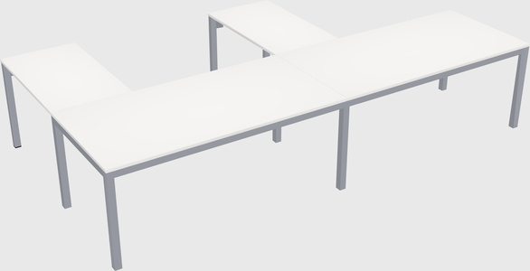 L-shaped desk