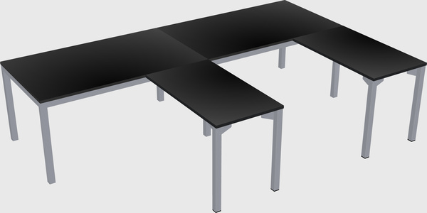 L-shaped desk