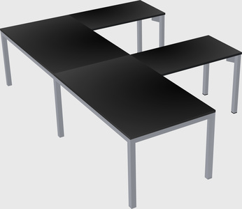 L-shaped desk
