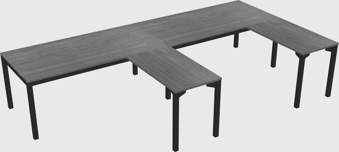 L-shaped desk