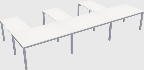 L-shaped desk