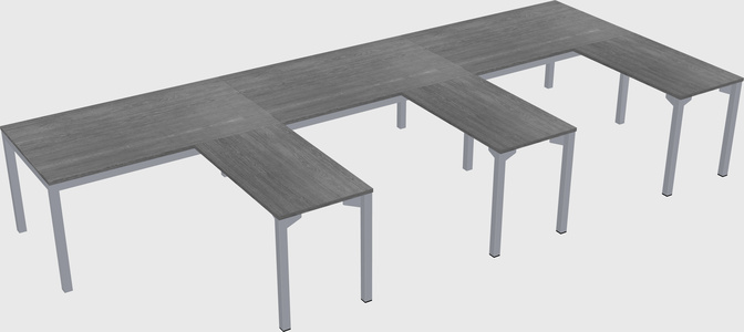 L-shaped desk