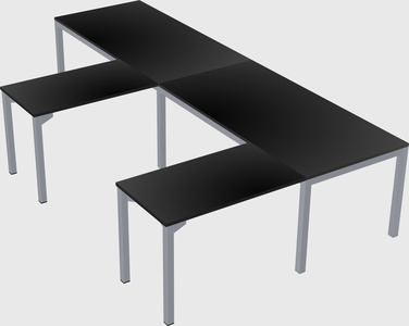 L-shaped desk